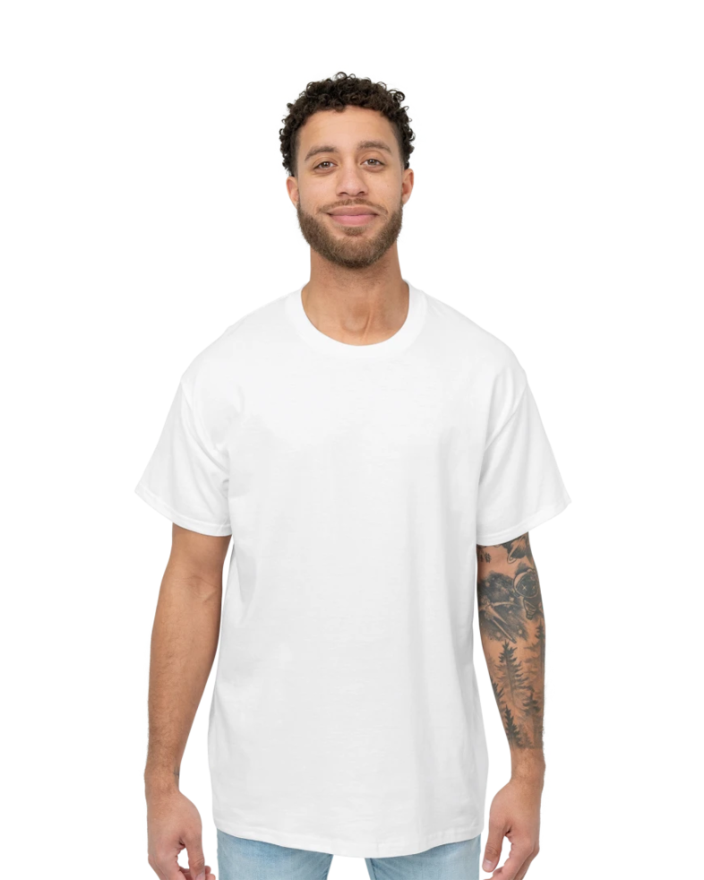 Image of a model wearing a Dev Seed Short Sleeve T-Shirt